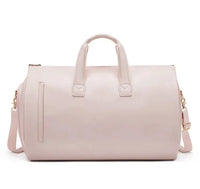 Waterproof Leather Duffle Bag With Adjustable Strap